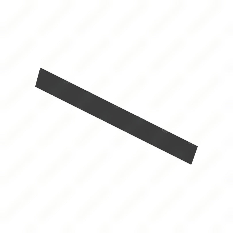 TBB 119543 FLOOR COVERING,BLACK, SMOOTH, FRONT OF S