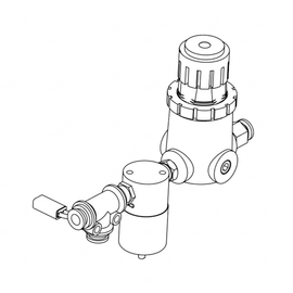TBB 119623 VALVE AND REGULATOR ASM STOP AND CROSSIN
