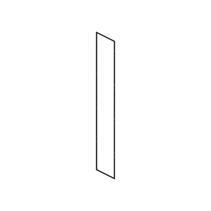 TBB 120181 GLAZING SEAL, FULL GLASS, ALUMINUM DOOR,