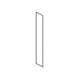 TBB 120181 GLAZING SEAL, FULL GLASS, ALUMINUM DOOR,