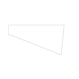 TBB 124683 FLOOR COVERING, DRIVERS SIDE, SMOOTH, G