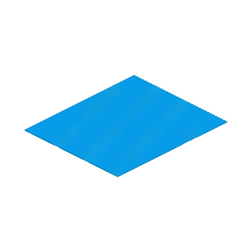 TBB 124695 FLOOR COVERING, ENTRANCE, RIBBED, BLUE,