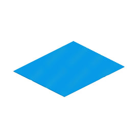 TBB 124695 FLOOR COVERING, ENTRANCE, RIBBED, BLUE,