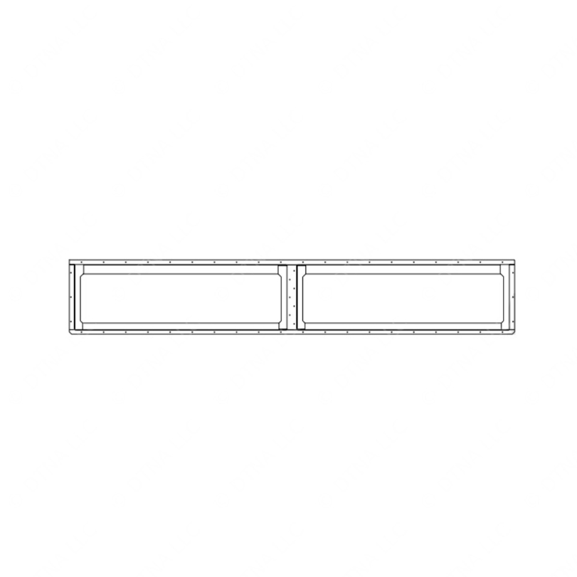 TBB 125356 DOOR FRAME ASM 100 BOX SHORT SKIRT