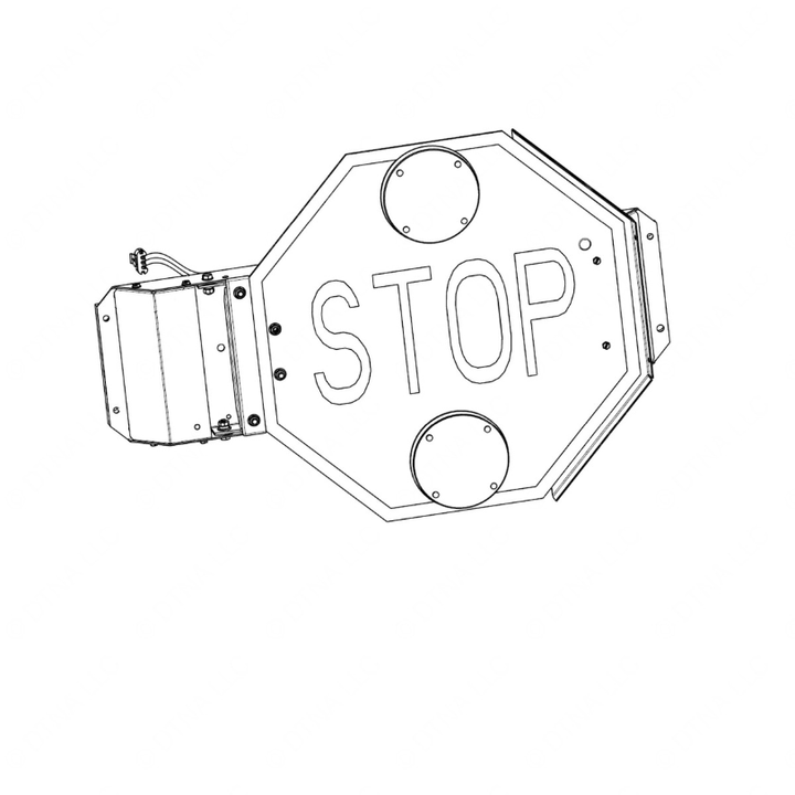 TBB 125951 STOP ARM ASM AIR FRT STD LIGHTS