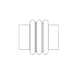 TBB 127585 HUMP HOSE,3.5IN X 6.0IN LONG WITH