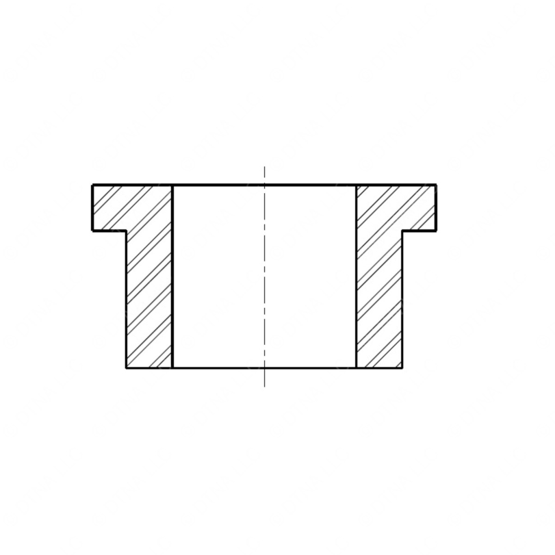 TBB 127660 BRONZE BEARING, FLANGED