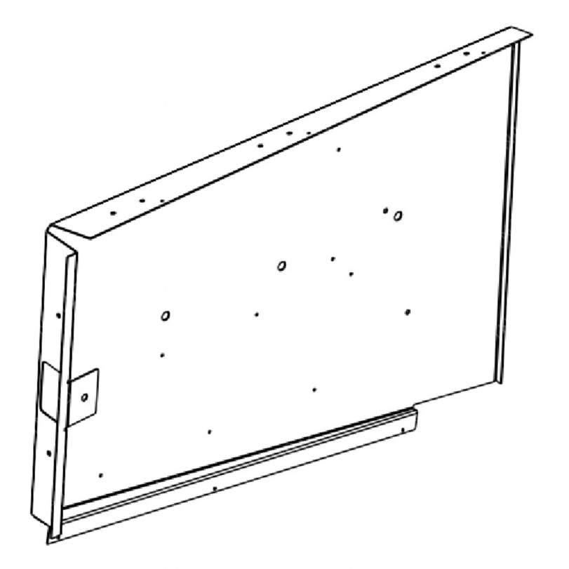 TBB 128708 MODULE MOUNTING PANEL, SWITCH CABINET