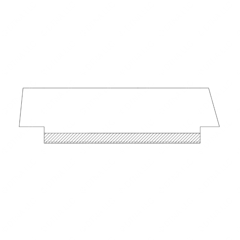 TBB 129708 STEP TREAD, RIBBED, BLACK, RIBBED WHITE