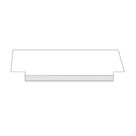 TBB 129708 STEP TREAD, RIBBED, BLACK, RIBBED WHITE