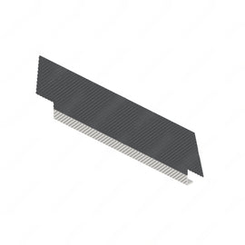 TBB 129711 STEP TREAD, RIBBED, DARK GRAY, RIBBED WH