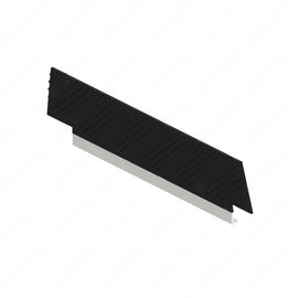 TBB 129726 STEP TREAD, PEBBLED, BLACK, PEBBLED WHIT