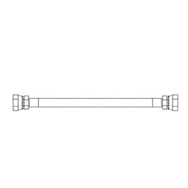 TBB 129860 HOSE ASSEMBLY,STRAIGHT ENDS,20IN,HIGH