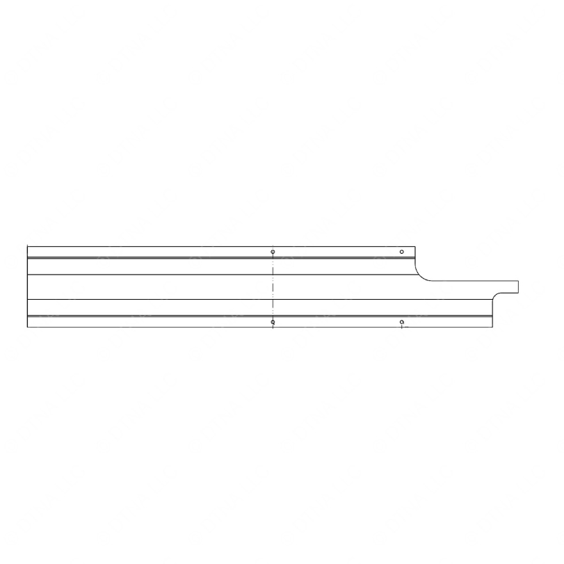 TBB 130197 WINDOW HEADER TRIM, 2 WDO SECTION, LS