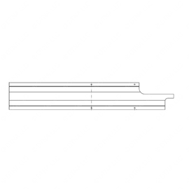 TBB 130197 WINDOW HEADER TRIM, 2 WDO SECTION, LS