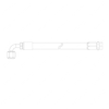 TBB 130436 AIR COMPRESSOR DISCHARGE HOSE,97 LONG,