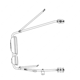 TBB 130487 MIRROR ASSEMBLY, REARVIEW, RS, HEATED ST