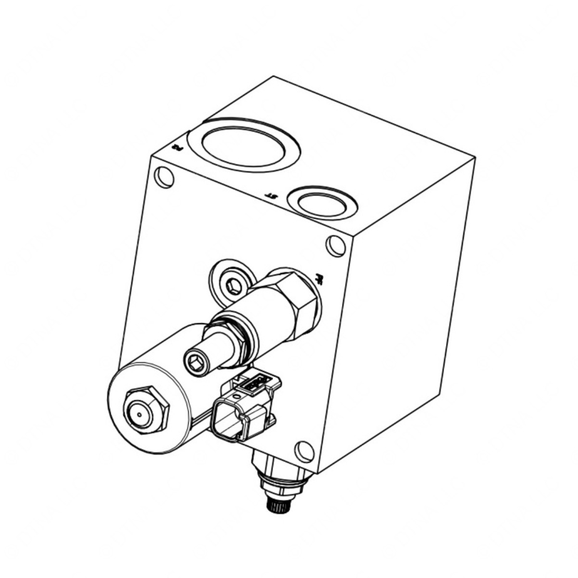 TBB 130966 HYDRAULIC OIL MANIFOLD,PARKER,MERCEDES