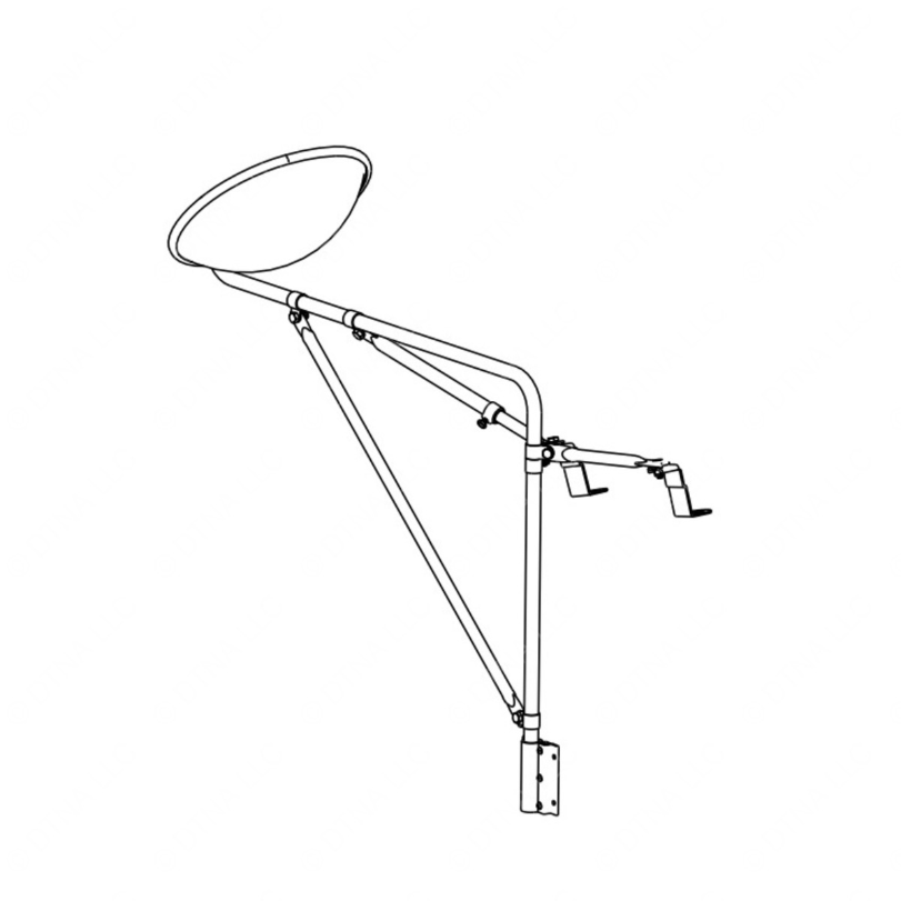 TBB 131616 MIRROR ASM CROSSVIEW LS HTD GM SRW/DRW