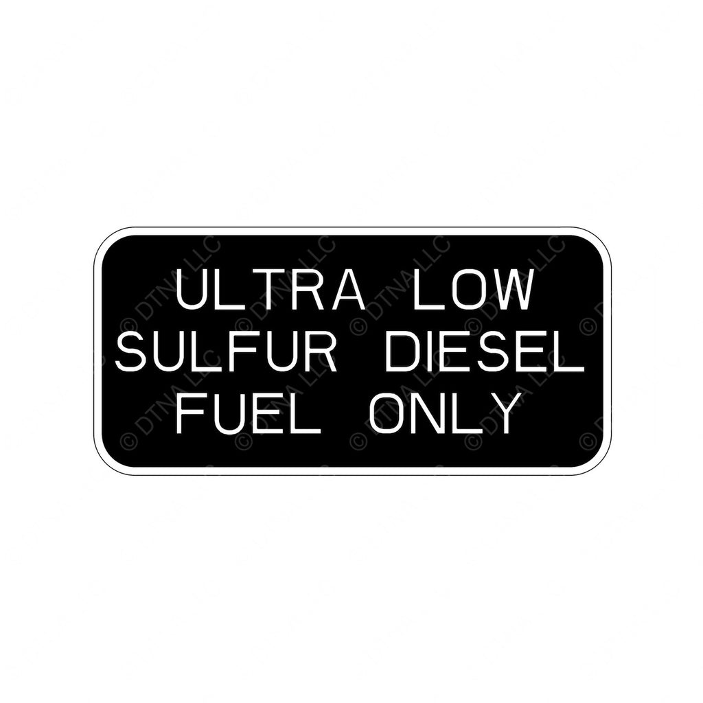 TBB 132801 LABEL, ULTRA LOW SULFUR DIESEL FUEL ONL