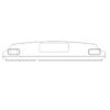 TBB 133865 REAR BULKHEAD INTERIOR A/C EMI
