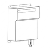 TBB 134187 HEATER, WALL MOUNTED, REAR, 40,000 BTU