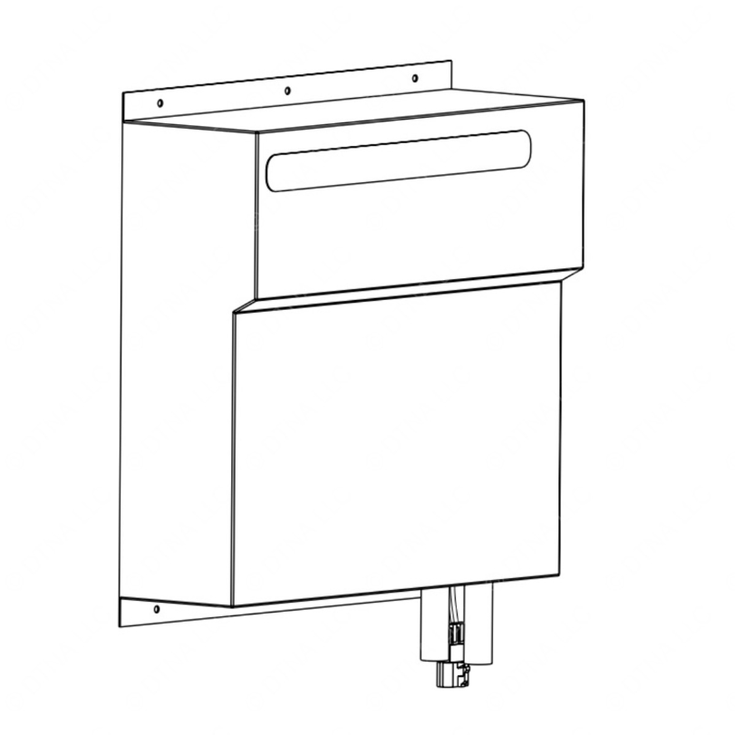 TBB 134187 HEATER, WALL MOUNTED, REAR, 40,000 BTU
