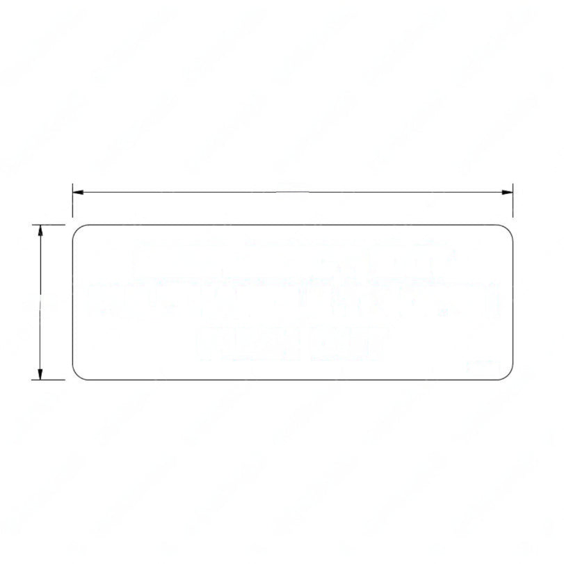 TBB 134228 LABEL, EMERGENCY EXIT PULL HANDLE TO OP