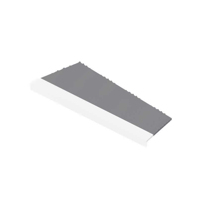 TBB 136808 STEP TREAD, PEBBLED, DARK GRAY, PEBBLED