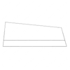 TBB 136809 STEP TREAD, PEBBLED, DARK GRAY, RIBBED W