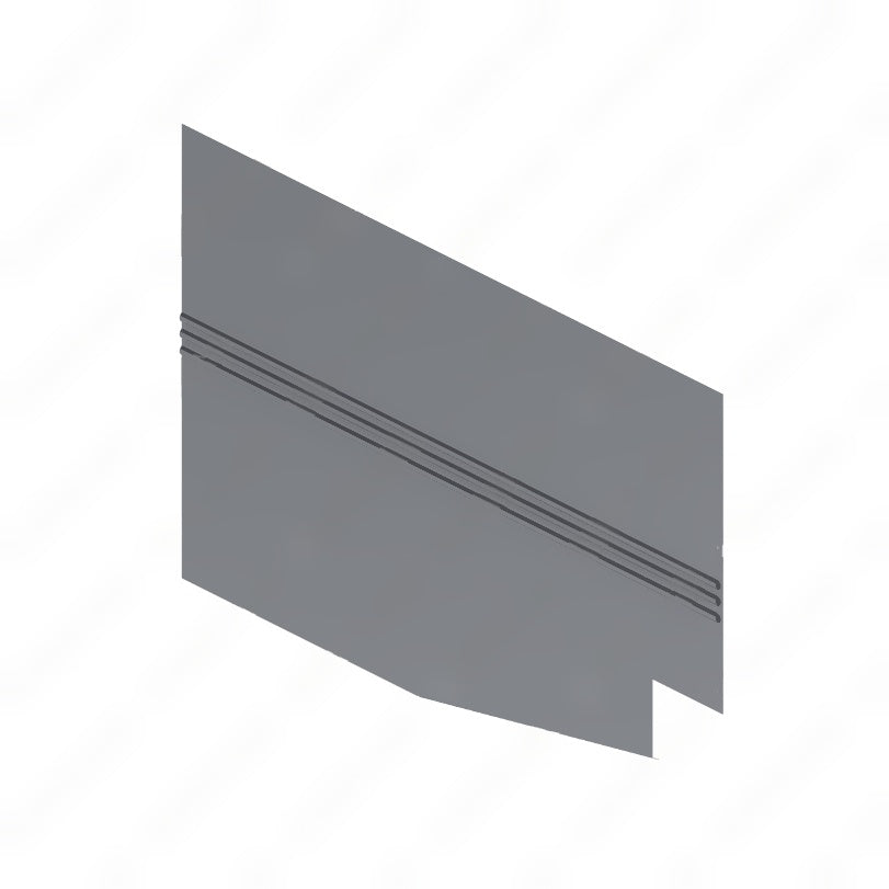 TBB 137073 REAR SHEET, 2 WDO,LS,3-REED R/NOSE,20