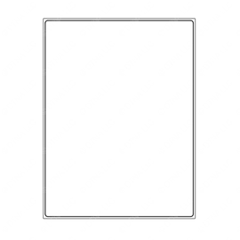 TBB 137222 WINDOW TRIM STAT GLASS UPPER REAR DOOR
