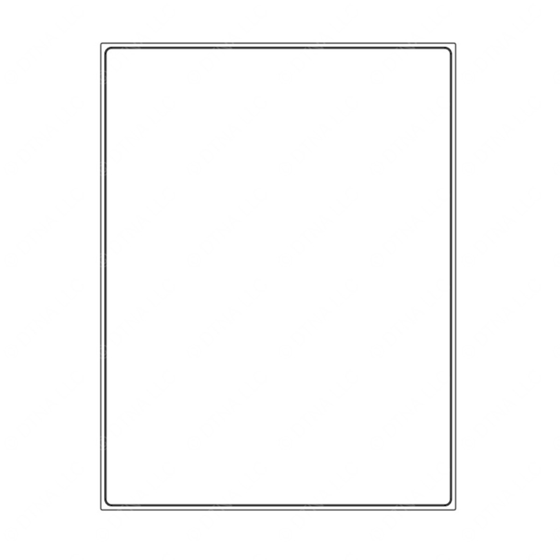 TBB 137224 WINDOW TRIM STAT GLASS 50IN SIDE DOOR