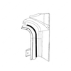 TBB 137953 COWL RAINTROUGH, LEFT