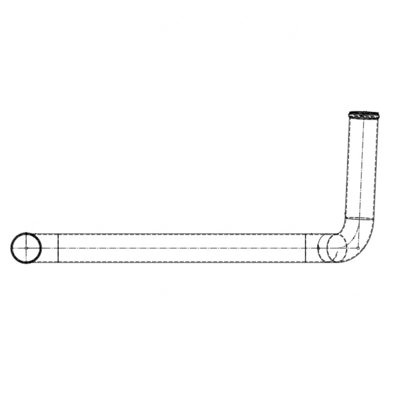 TBB 138177 LOWER COOLANT PIPE 07 ISC HDX