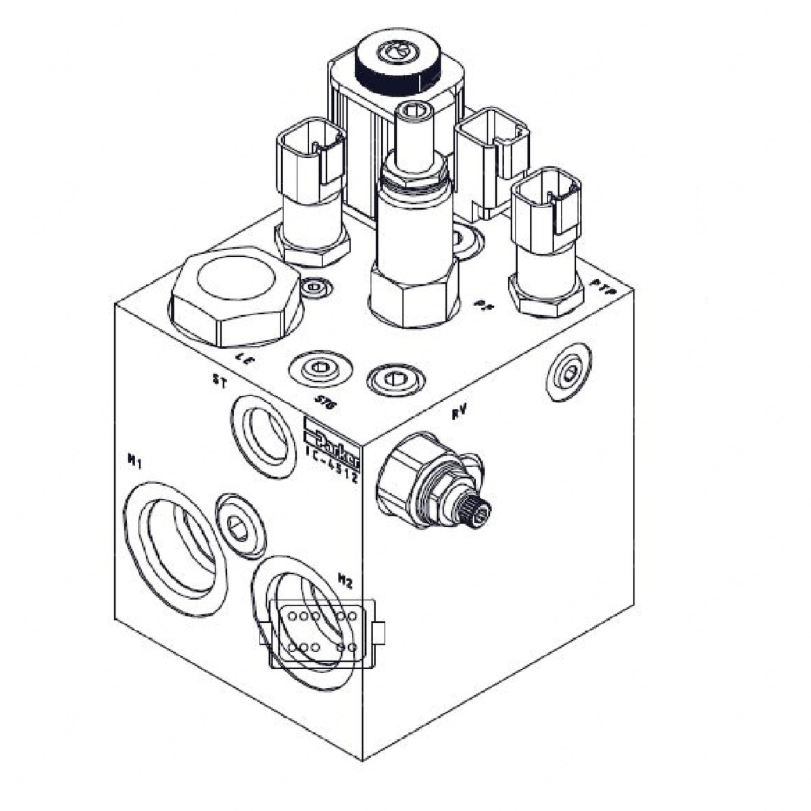 TBB 138587 HYDRAULIC MANIFOLD PARKER