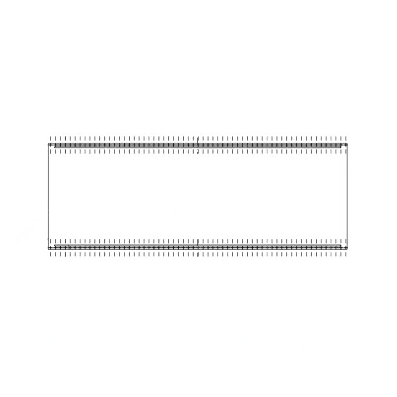 TBB 139103 HDLINING, 1 WDO, W/LOUVERS, ALUM, SRW