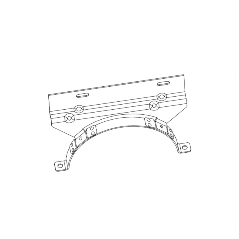 TBB 140395 BRACKET-WELD, CATALYST, ISL-G
