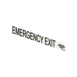 TBB 140419 LBL EM EXIT OIB BLK LET ON WHT BKGRD ADH