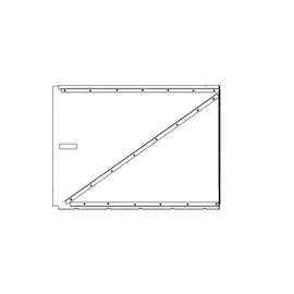 TBB 140603 DOOR ASM BATT BX W/PIANO HINGE