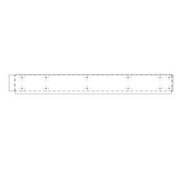 TBB 147044 RAFTER CAPPING AT WDO,LAST RS,ALUM MINO