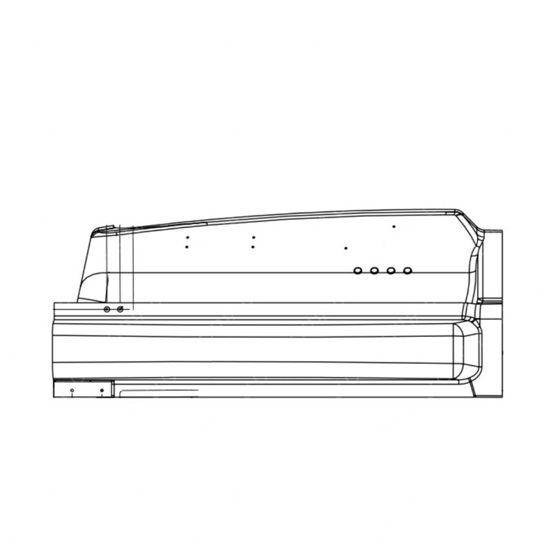 TBB 147422 VESTIBULE HEADER ASM, LEFT