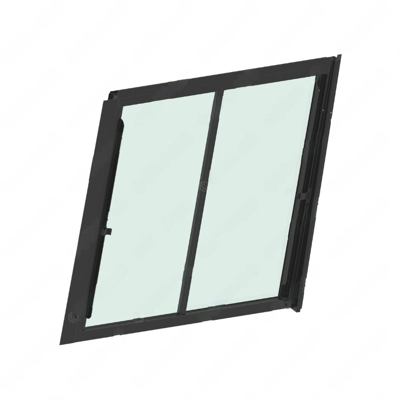 TBB 148222 EF DRIVERS WINDOW - BLACK TEMP STORM