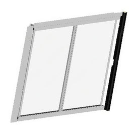 TBB 148227 EF DRIVERS WINDOW - BLACK TEMP TINT W/2