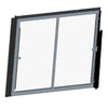 TBB 148245 HDX DRIVERS WINDOW - BLACK TEMP CLR