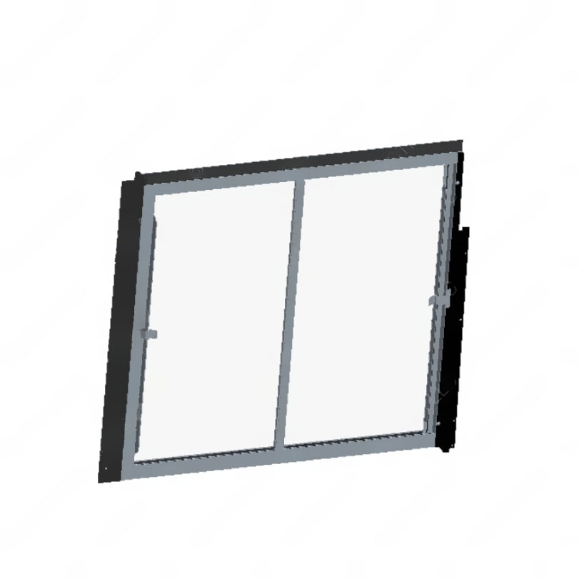TBB 148253 HDX DRIVERS WINDOW - BLACK LAM CLR W/21