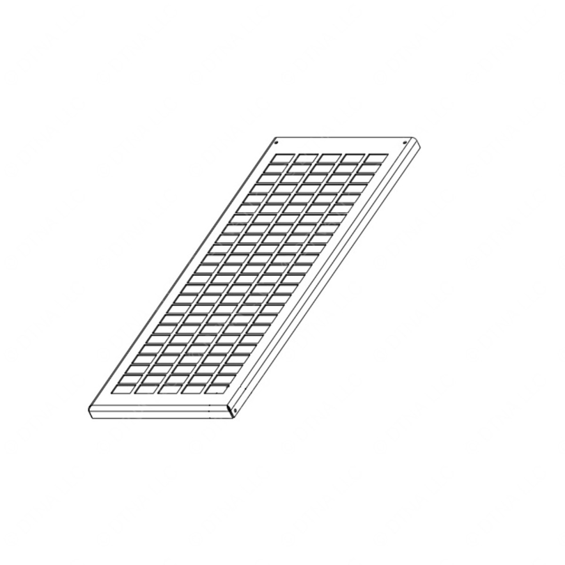 TBB 148271 HEATER COVER, W/ROUND CORNERS, BERGSTRO
