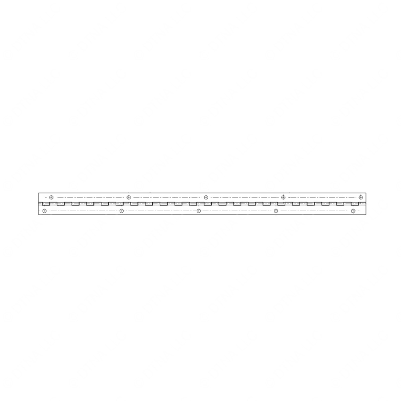 TBB 148601BLACK PIANO HINGE BATTERY BOX DOOR