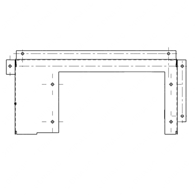 TBB 148826 PLENUM AIR STEPWELL HEATER UNDERSEAT
