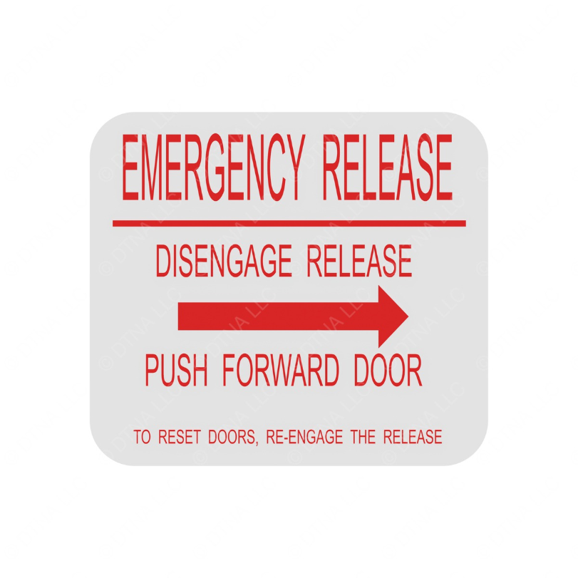 TBB 149235 LABEL INSTRUCTION EMERG OVERRIDE